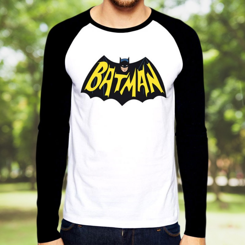 T-shirt geek Batman avec logo rétro et 