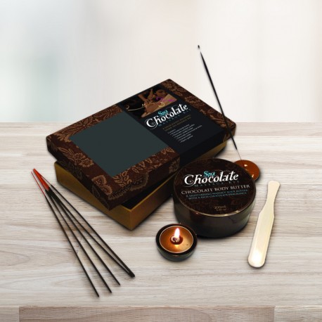 coffret massage chocolat