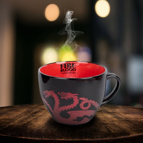 Set MAxi tasse et sous-verre GOT targaryen