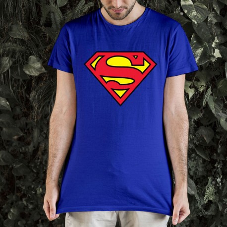 T-shirt Superman Bleu Logo