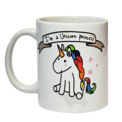 Mug I'm A Unicorn Princess - Modèle Blanc