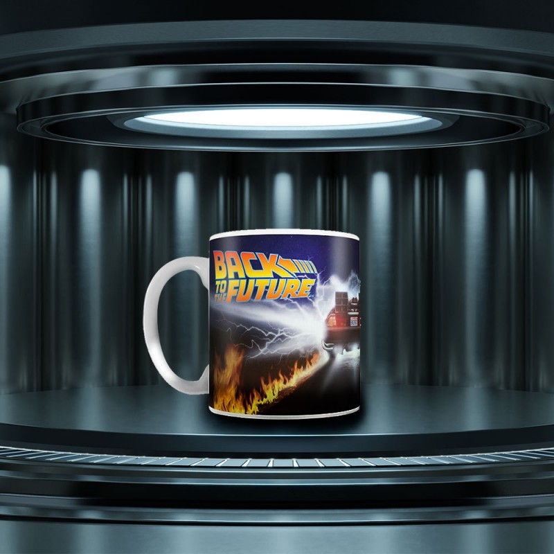 Mug Retour vers le Futur DeLorean ultra geeksur Logeekdesign