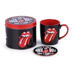 Boîte Cadeau The Rolling Stones avec Mug et Sous-Verre