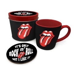 Boîte Cadeau The Rolling Stones avec Mug et Sous-Verre