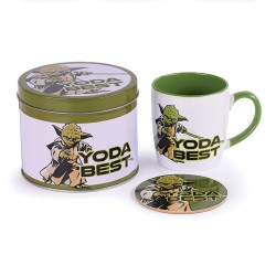 Boîte Cadeau Yoda The Mandalorian avec Mug et Sous-Verre