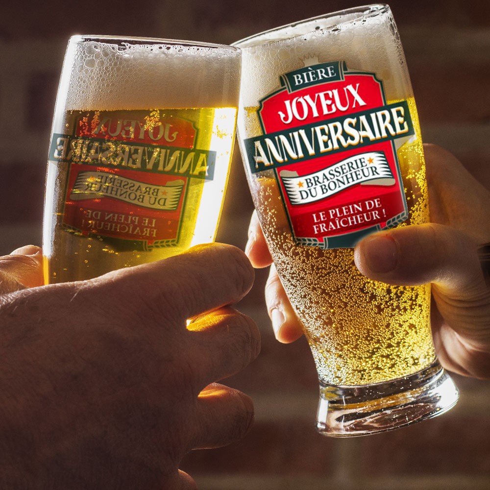 Verre A Biere Personnalise Pour Anniversaire De 18 Ans A 60 Ans Sur Logeekdesign Verre A Biere Personnalise Pour Anniversaire De 18 Ans A 60 Ans Sur Logeekdesign