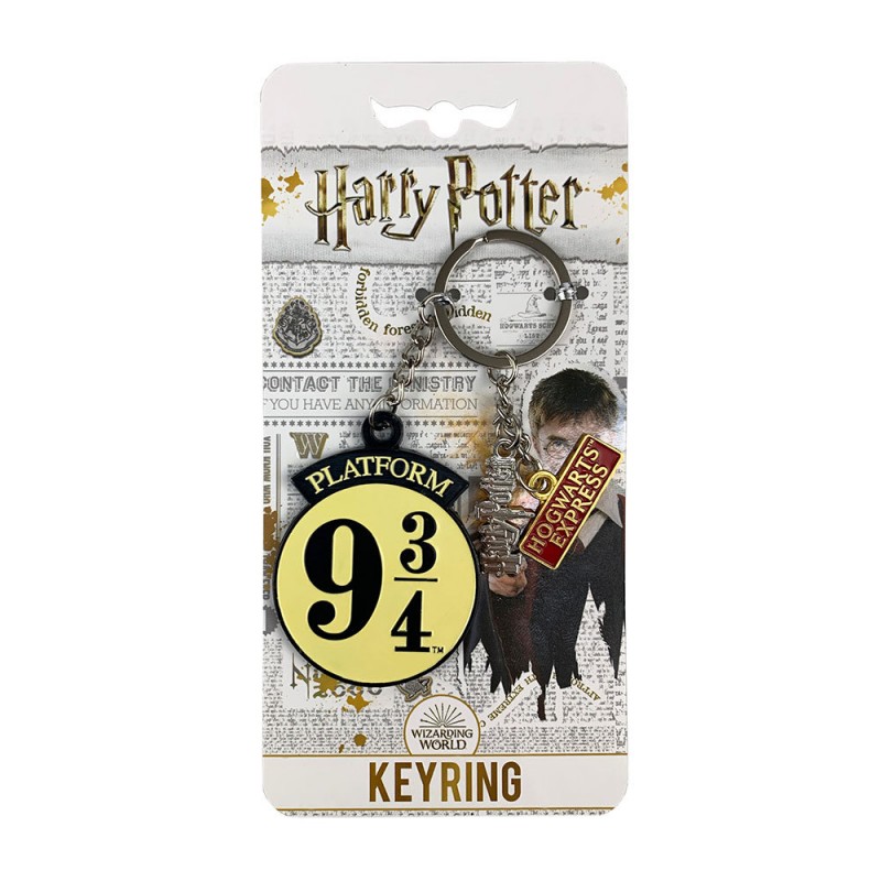 Porte-clés Harry Potter Poudlard Quai 9 3/4 Breloques sur Logeekdesign