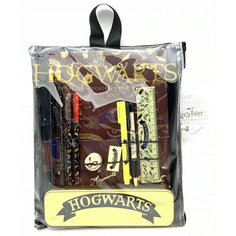 Set de fournitures scolaires Harry Potter avec accessoires sur Logeekdesign