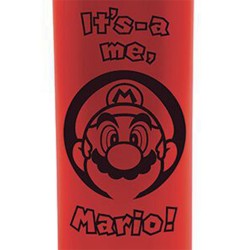 Gourde métallique Mario pour fans des jeux Nintendo sur Logeekdesign