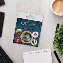 Pack de 5 Badges Harry Potter Gryffondor