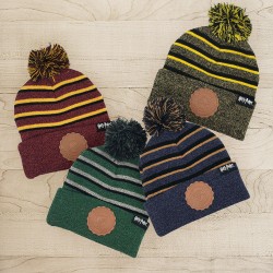 Bonnet Rayé Harry Potter à Pompon Maisons Poudlard
