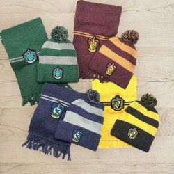 Set Harry Potter Bonnet et Echarpe Maisons Poudlard