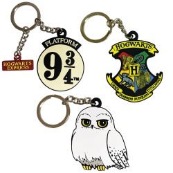 Porte-Clés Harry Potter Geek en Caoutchouc
