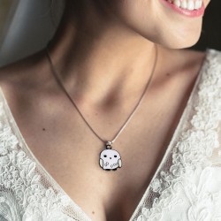 Collier Harry Potter Hedwige Chibi