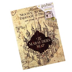 Carnet de Notes Harry Potter Magnétique Carte du Maraudeur