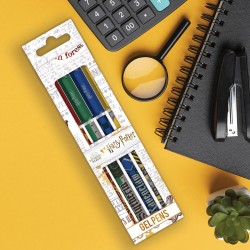 Stylos Gel Harry Potter Maisons Poudlard - Set de 4