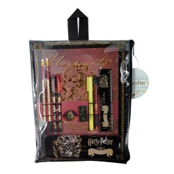 Pochette Papeterie Harry Potter Blason Poudlard Doré