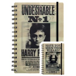Carnet de Notes Harry Potter - Sirius Black Effet Animé 3D