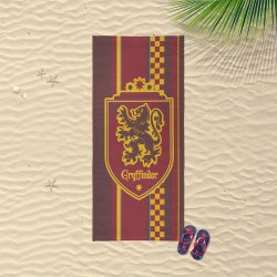 Serviette de Plage Harry Potter Blason Gryffondor