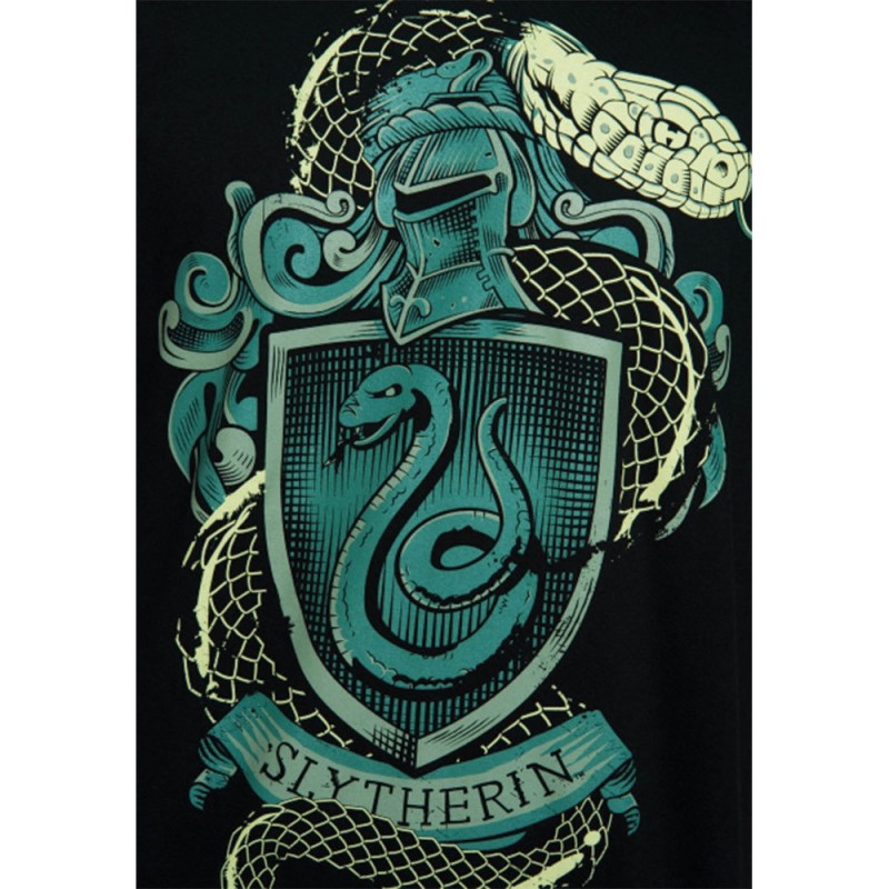 T Shirt Noir Harry Potter A L Effigie Des Armoiries De Serpentard Sur Logeekdesign T Shirt Noir Harry Potter A L Effigie Des Armoiries De Serpentard Sur Logeekdesign