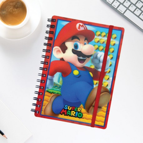 carnet-de-notes-super-mario-nintendo-avec-couverture-animee