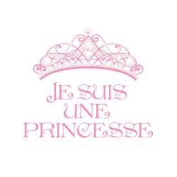 Stickers Diadème Je Suis une Princesse