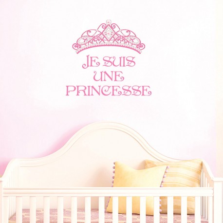 Stickers Diadème Je Suis une Princesse