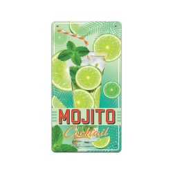 Plaque Métallique Mojito Cocktail