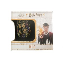 Tasse Harry Potter Deluxe Poudlard Noire et Dorée