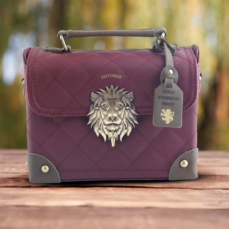 Sac à main deluxe Harry Potter matelassé maisons Poudlard sur Logeekdesign