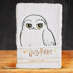 Carnet de Notes Harry Potter Hedwige Premium Fourrure