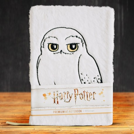 carnet-de-notes-harry-potter-hedwige-premium-fourrure