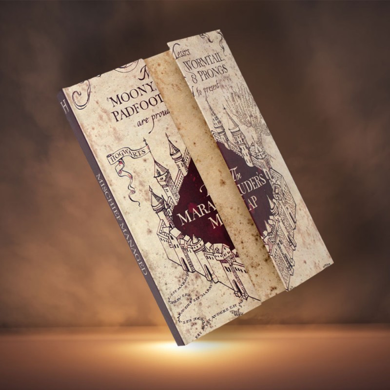 Serviette de bain Harry Potter la carte du Maraudeur - Super Insolite