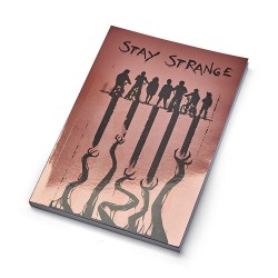 Carnet Stranger Things Couverture Métallisée - Stay Strange