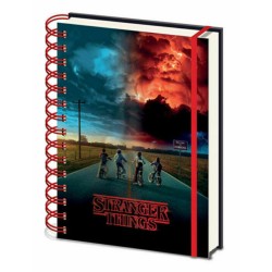 Carnet de Notes Stranger Things avec Couverture Animée