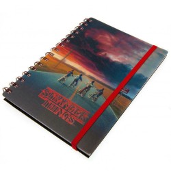 Carnet de Notes Stranger Things avec Couverture Animée