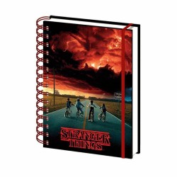 Carnet de Notes Stranger Things avec Couverture Animée