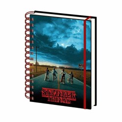 Carnet de Notes Stranger Things avec Couverture Animée