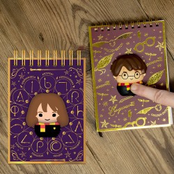 Mini Carnet de Notes Harry Potter Kawaii Personnages Anti-Stress 3D