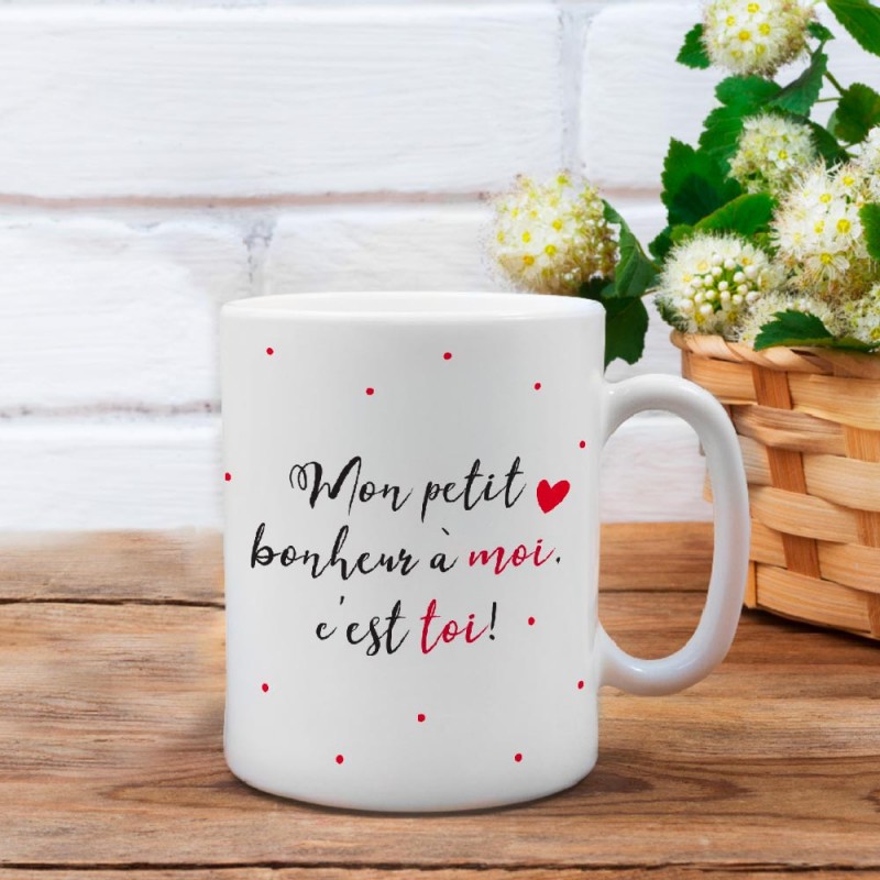 Mug Le bonheur c'est chat