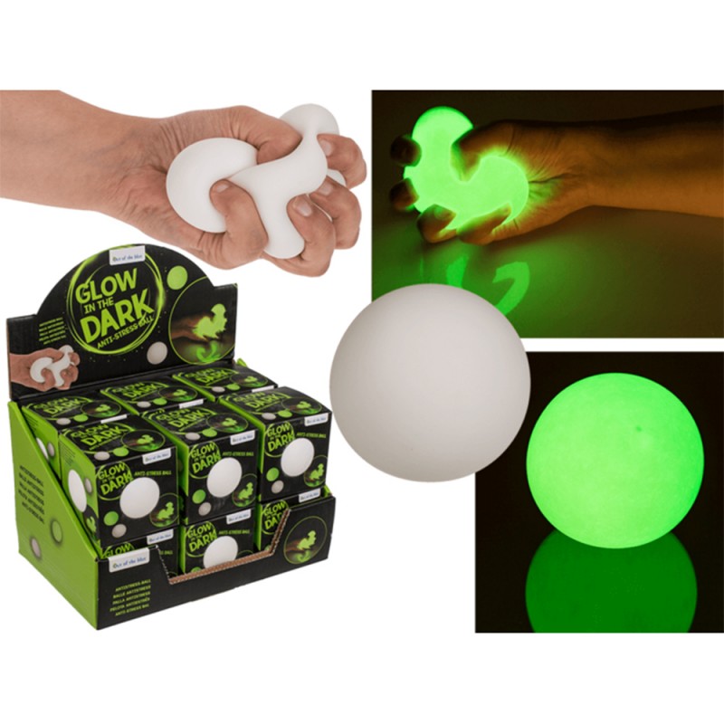 Balle Anti-Stress Phosphorescente Insolite sur Logeekdesign