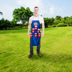 Tablier de Cuisine avec Jeu Beer Pong