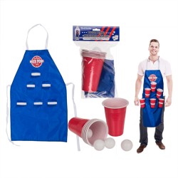 Tablier de Cuisine avec Jeu Beer Pong