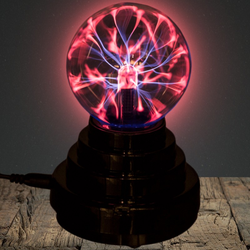 Lampe Boule Plasma Effets Lumineux Multicolores sur Logeekdesign