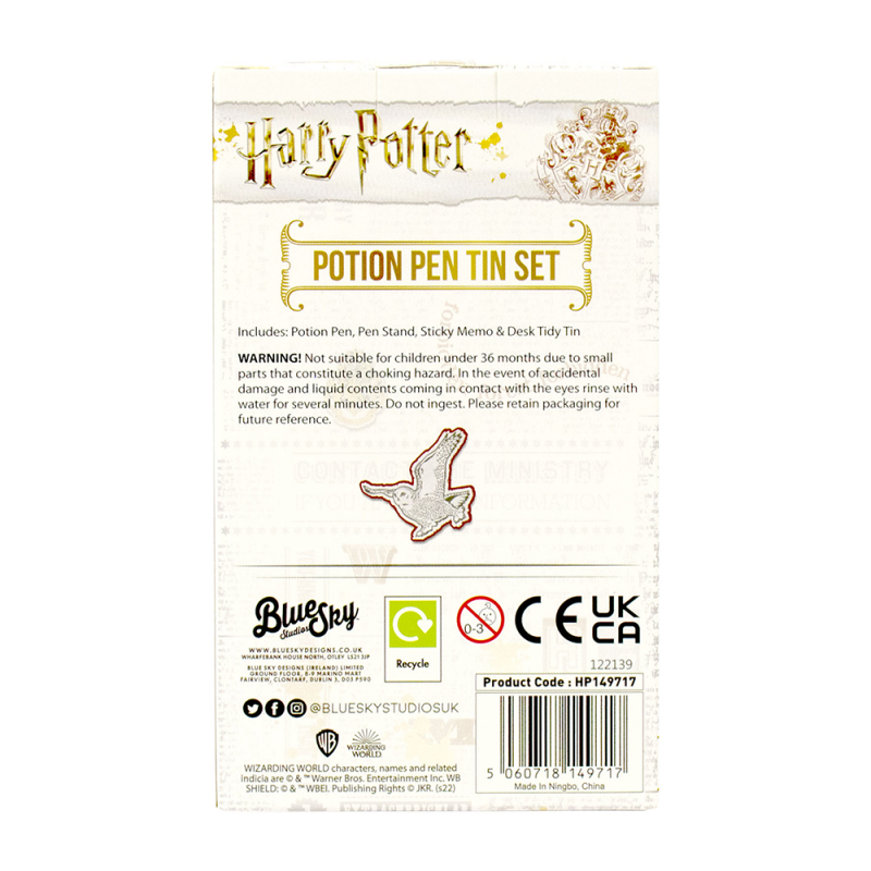 Set Bureau Harry Potter Stylo Potion Magique sur Logeekdesign