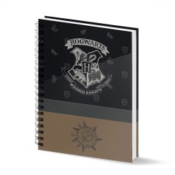 Carnet Spirales A4 Harry Potter Poudlard Boussole