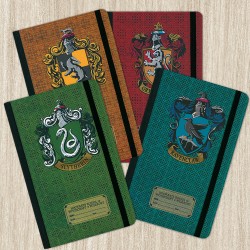 Carnet de Notes Harry Potter Blasons Maisons Poudlard