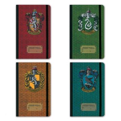 Carnet de Notes Harry Potter Blasons Maisons Poudlard