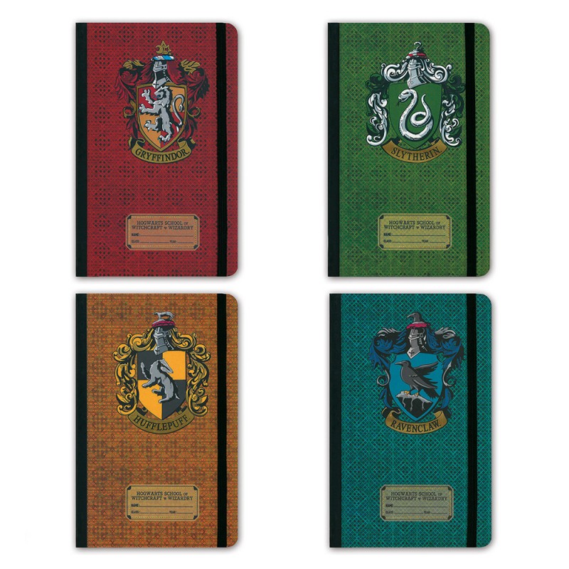 Plaquettes de 50 stickers Maisons Poudlard - Boutique Harry Potter