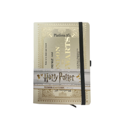 Carnet de Notes Harry Potter Ticket Londres Poudlard